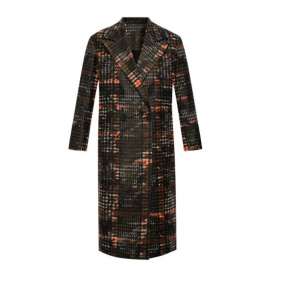 ALLSAINTS Double Breasted Lottie Camo Coat/ Jacket. SIZE XS - Picture 2 of 7